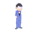 Karamatsu (Overralls) - Osomatsu-san's Casual Neet Sugoroku Journey