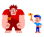 Fix-It Felix Jr. Sprites (Expanded) - Disney / Pixar Customs