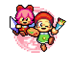 Adeleine & Ribbon (KSSU-Style) - Kirby Customs