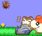 Snoozer's Game - Hamtaro Card-e