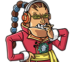 #0881 - Scratchmen Apoo - On-Air Pirates Captain - One Piece: Treasure Cruise