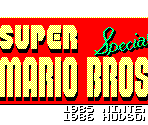 Font and Logo - Super Mario Bros. Special