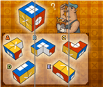 Puzzle #147 - Three-Coloured Cube - Professor Layton and the Last Specter