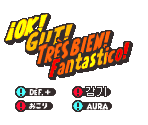 Battle Ratings & Status Effects (Other Languages) - Mario & Luigi: Bowser's Inside Story