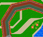 GCN Mushroom Bridge Map - Mario Kart DS