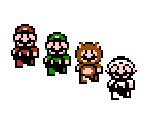 Mario & Luigi (SMB3 Map Sprites, Improved) - Mario Customs