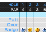 Golf HUD - Mario Sports Superstars