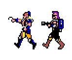 Stage 3 and 5 Enemies - Hokuto no Ken