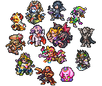 Characters, Animals & Monsters - Romancing SaGa Re;univerSe