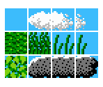 Wild Encounter Tilesets - Zelda 2: The Adventure of Link