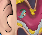 Crawl Through Ear - SpongeBob's Game Frenzy