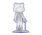 Choromatsu (Osomatsu Through The Looking Glass: Mirror) - Osomatsu-san Hesokuri Wars: Battle of the NEETs
