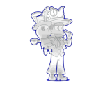 Jyushimatsu (Osomatsu Through The Looking Glass: Mirror) - Osomatsu-san Hesokuri Wars: Battle of the NEETs