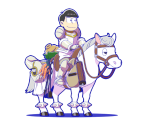 Karamatsu (Osomatsu Through The Looking Glass) - Osomatsu-san Hesokuri Wars: Battle of the NEETs