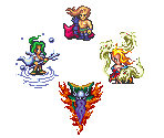 The Four Sinistrals (Overworld) - Romancing SaGa 3 (JPN)
