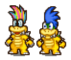 Iggy & Larry (M&L: Partners in Time-Battle Style) - Mario Customs