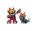 Metal Scott and Metal Good Boy - Scott Pilgrim EX