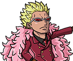 #1259 - Donquixote Doflamingo - North Blue Pirate - One Piece: Treasure Cruise
