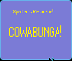 Speech Bubble Font (Turtles Arcade-Style) - Teenage Mutant Ninja Turtles Customs