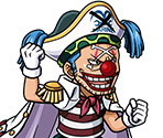 #1390 - Buggy the Clown - Captain of the Buggy Pirates - One Piece: Treasure Cruise