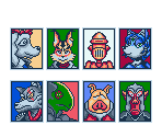 Expanded Character Portraits (Star Fox 1 Style) - Star Fox Customs