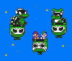 Bowser and Bowser Jr. (Super Mario Bros. 2-Style) - Mario Customs