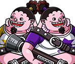 #1496-1497 - Cannoneer - Fish-Man District Outlaw - One Piece: Treasure Cruise