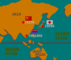 World Map and Flags - Street Fighter