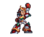 X (Blade Armor, Rising Fire Pose, PS1-Style) - Mega Man X Customs