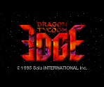 Splash & Title Animations - Dragon Tycoon Edge