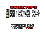 Font (8x8 - Driver name display) - Sega Rally 2 (Arcade)