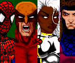 Character Select Portraits - Spider-Man and the X-Men in Arcade's Revenge