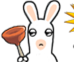 Minigame Loading Graphic - Rayman Raving Rabbids