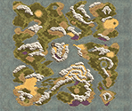 DQ1 World Map - Dragon Quest I and II HD-2D Remake