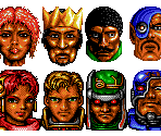 Main Characters - Mega Lo Mania