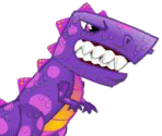 T-Rex (Purple Skin) - Pocket God