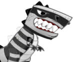 T-Rex (Prisoner Skin) - Pocket God