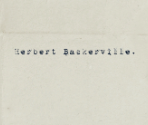 Herbert Baskerville Letters - Mafia: Definitive Edition