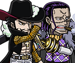 #4550 - Crocodile & Mihawk - Powers Needed to Build Their Utopia - One Piece: Treasure Cruise