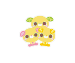 Ochaken Sticker Book - Ochaken no Heya DS 4: Ochaken Land de Hotto Shiyo? (JPN)