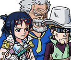 #4553 - Garp & Tashigi & Helmeppo - Awaiting Their Ally's Safe Return - One Piece: Treasure Cruise