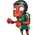 Football Zombie - Plants vs. Zombies 3: Zombie Farm