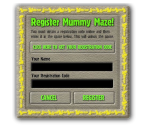 Register - Mummy Maze Deluxe