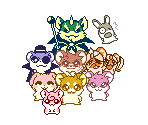 On Screen Sprites - Hamster Monogatari GB + Magi Ham no Mahou Shoujo (JPN)