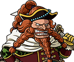 #1635 - Brownbeard - Punk Hazard Sentry "Boss" - One Piece: Treasure Cruise