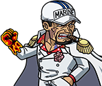 #4569 - Sakazuki - Navy Fleet Admiral Glaring in Silence - One Piece: Treasure Cruise
