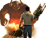 Menu Background Elements - Serious Sam 4