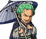 #1676 - Roronoa Zoro - Swordsman in the Rain - One Piece: Treasure Cruise