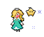 Rosalina & Luma (Mario Galaxy Movie SMW-Style) - Mario Customs