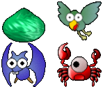 Enemies & Bosses - Legend Keiichi 4 (JPN)